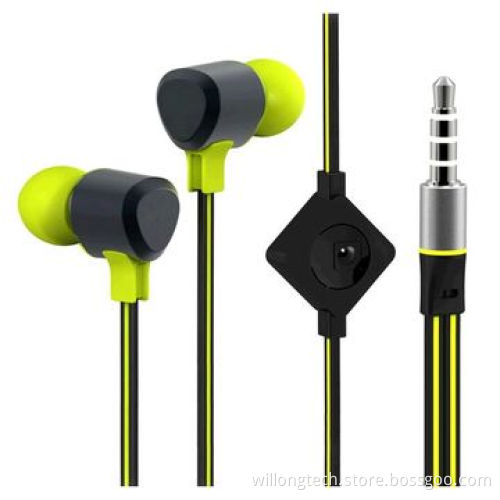 Colorful metallic noise-cancelling mobile phone headset